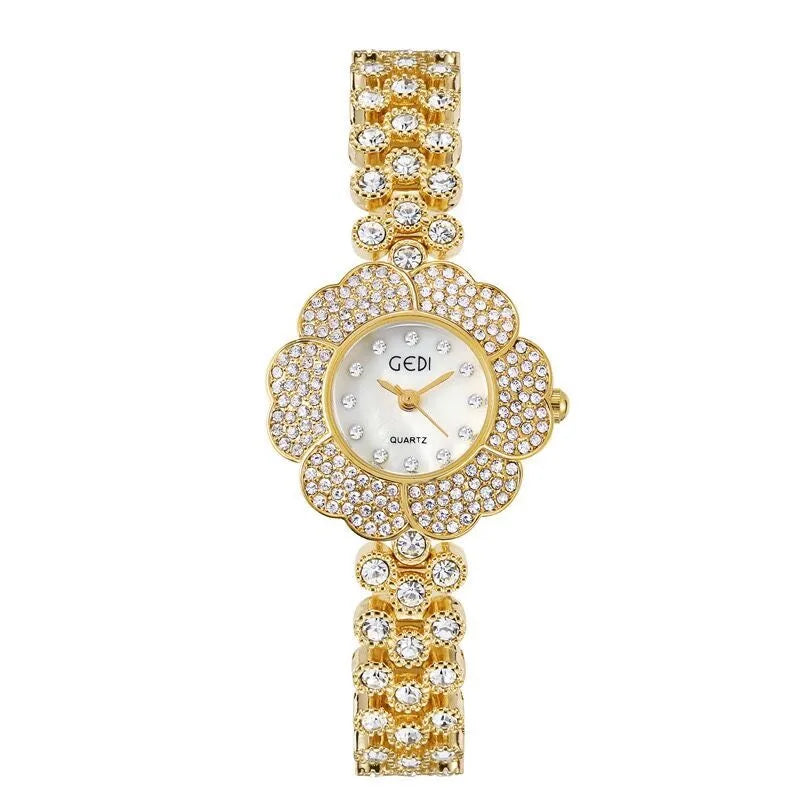 Casual Elegant Solid Color Jewelry Buckle Quartz Watch Women's Watches