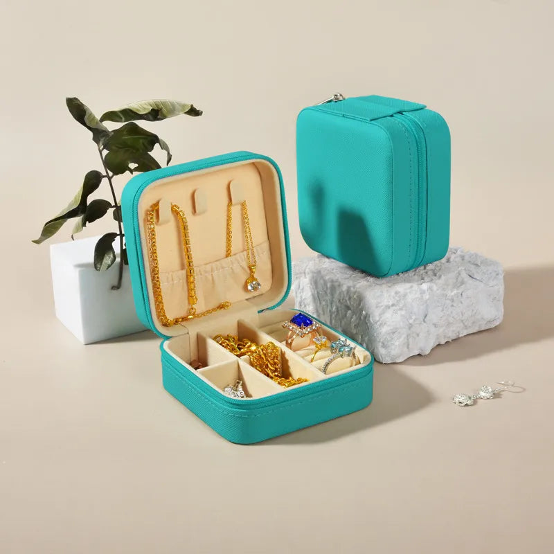 1 Piece Flannel Elegant Simple Style Home Daily Solid Color Jewelry Boxes