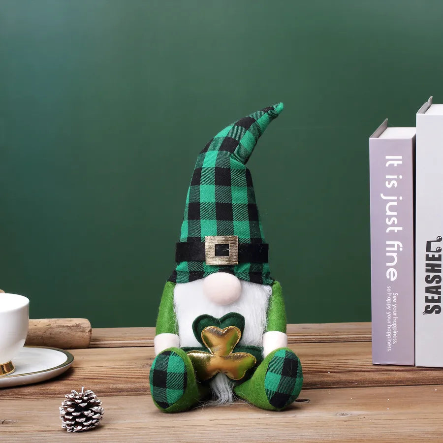 St. Patrick Christmas Simple Style Commute Color Block Holiday Daily Decorative Props