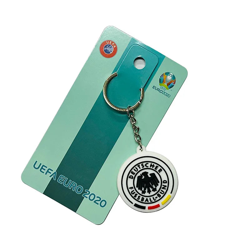 Simple Style Animal Letter Number PVC Football World Cup Keychain