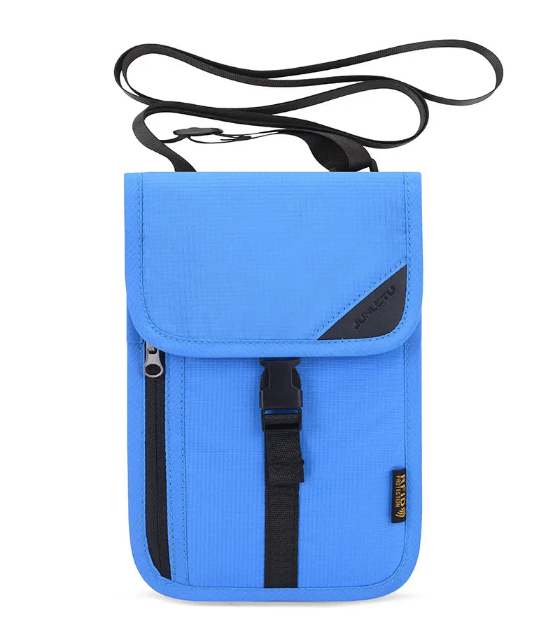 Unisex Basic Solid Color Nylon Passport Holders