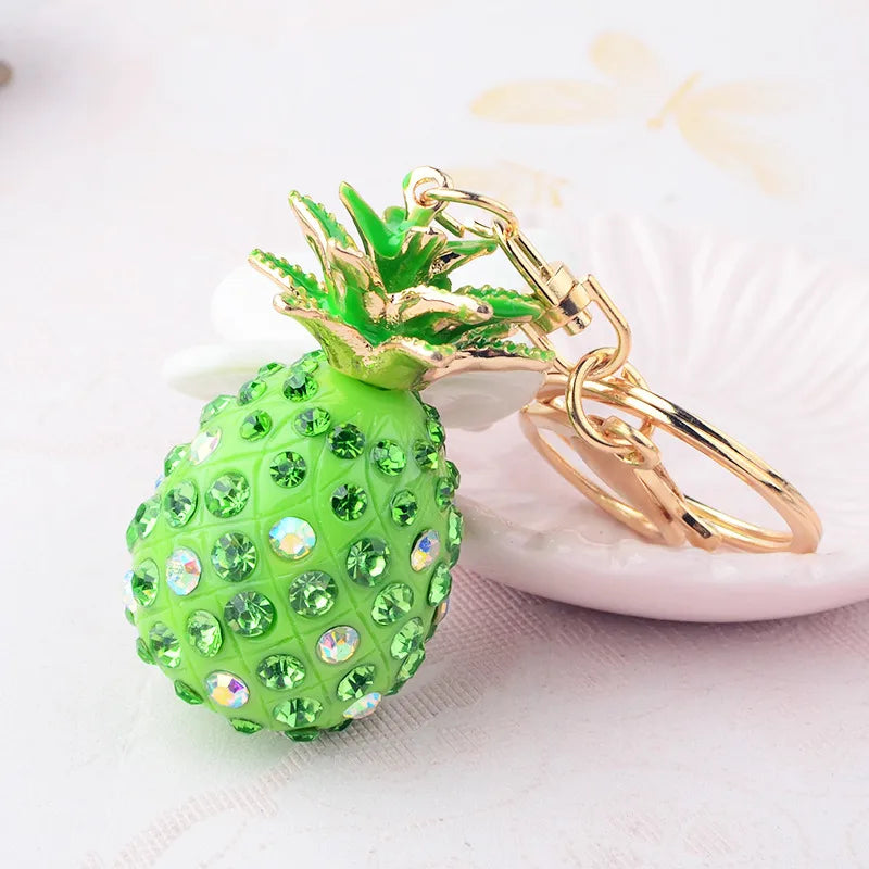 Simple Style Classic Style Pineapple Zinc alloy Unisex Bag Pendant Keychain