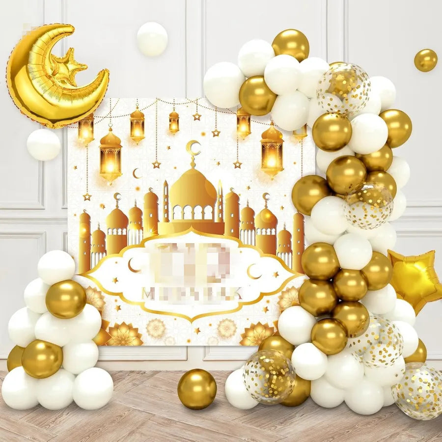 Cute Star Moon Aluminum Film Party Festival Balloons Party Supplies Balloons 1 Set