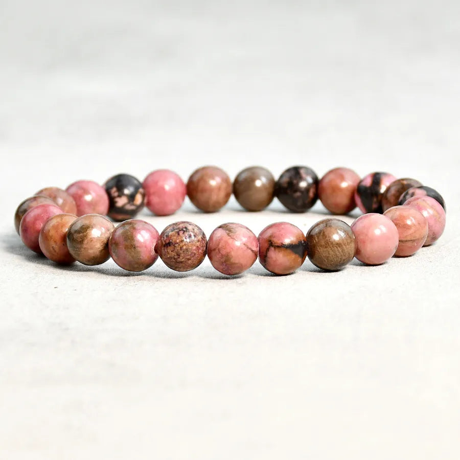 Elegant Geometric Solid Color natural stone Bracelets In Bulk