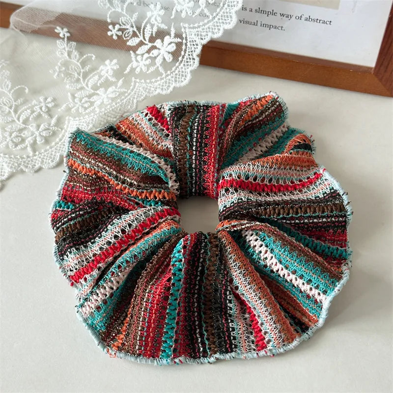 Elegant Lady Women's Multicolor Cloth Hair Tie