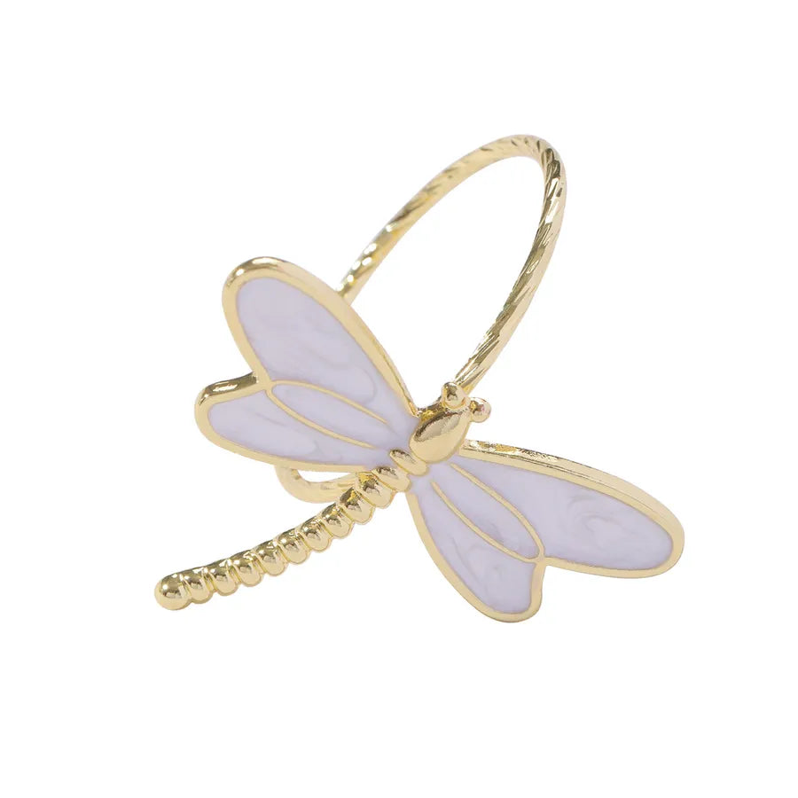 Insect Dragonfly Butterfly Zinc alloy 1 Piece