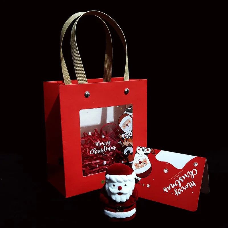 1 Piece Cute Festival Christmas Christmas Tree Santa Claus Snowman Jewelry Boxes