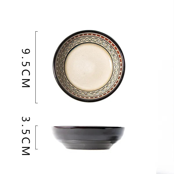 Classical Flower ceramics Tableware 1 Piece