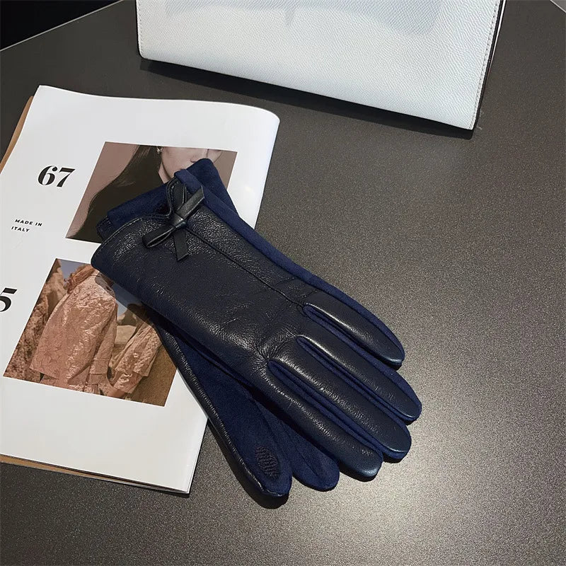 Women's Casual Elegant Simple Style Bow Knot Gloves