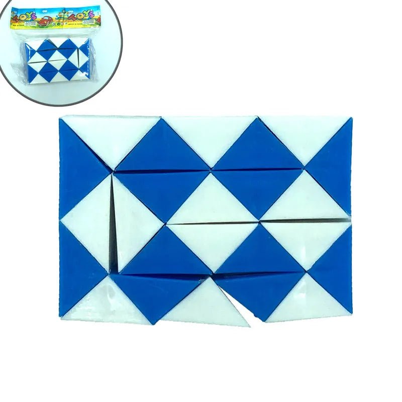 fashion children's educational transformation magic snake folding cube capsule twist toy