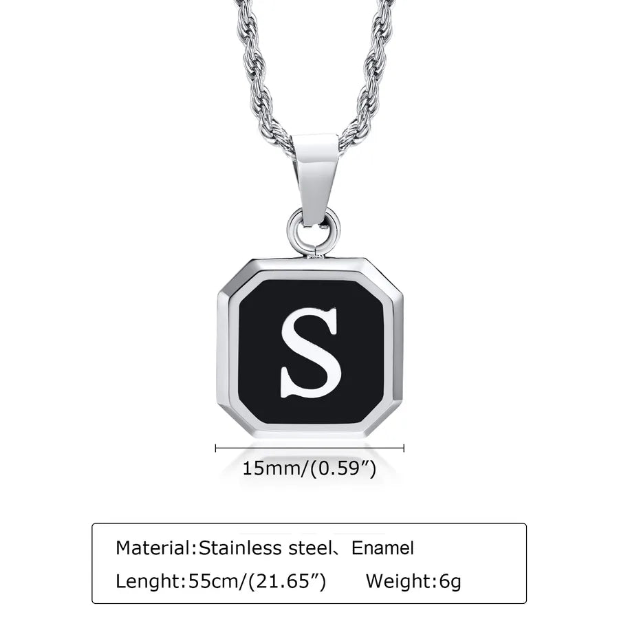 304 Stainless Steel Hip-Hop Enamel letter