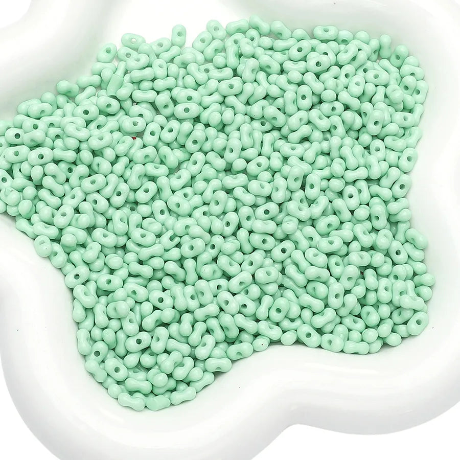 1 Set Arylic Solid Color Beads
