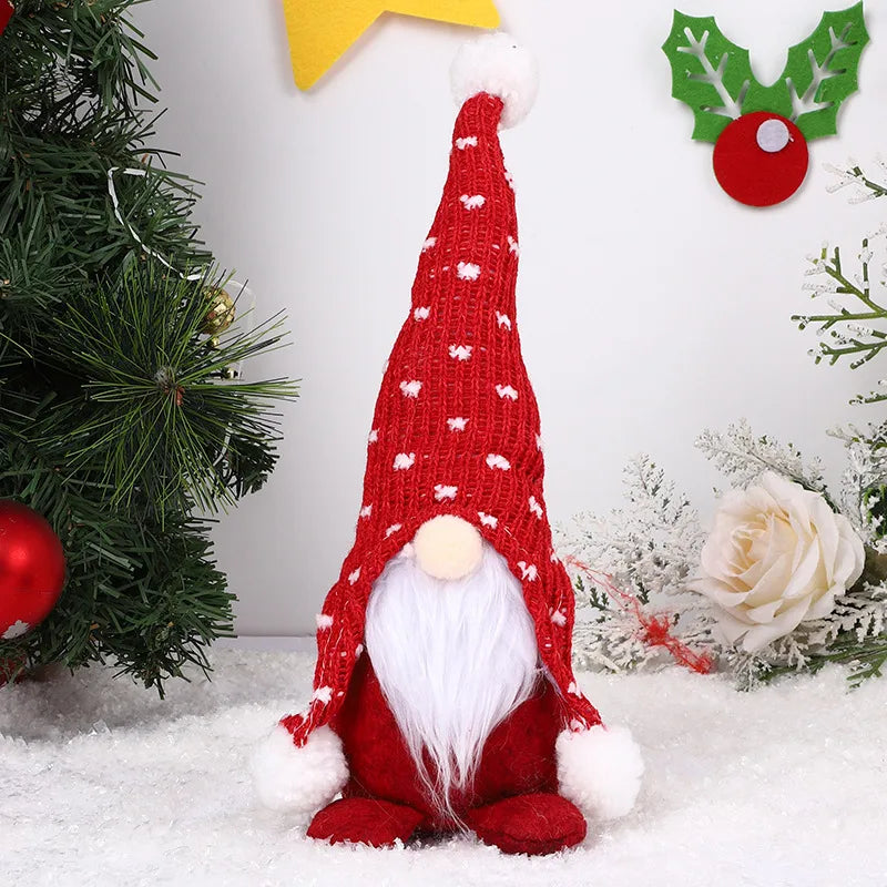 Christmas Cartoon Style Pastoral Color Block Holiday Festival Ornaments