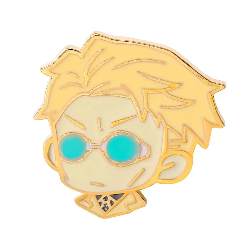 Cartoon Style Cowboy Style Artistic Cartoon Character Alloy Stamping Stoving Varnish Plating Unisex Badge Brooches Collar Pin