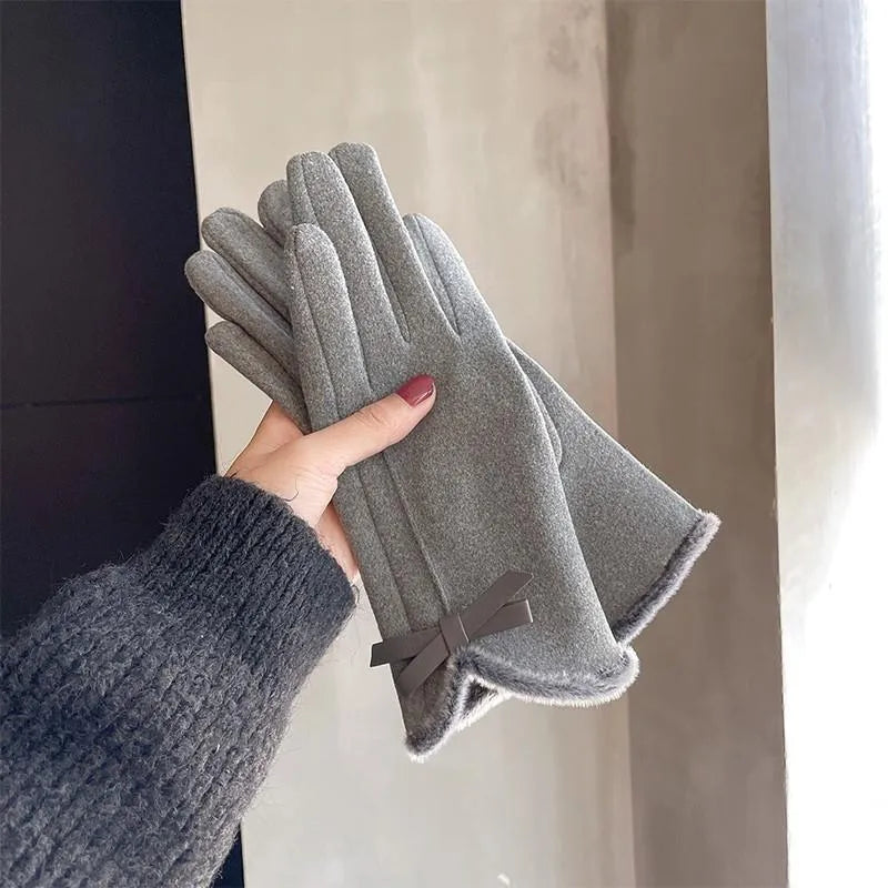 Women's Casual Elegant Simple Style Solid Color Gloves