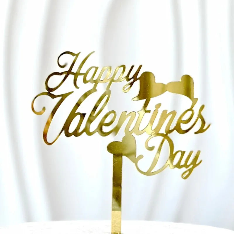 Valentine'S Day Casual Elegant Lady Letter Plastic Holiday Banquet Selfie Cake Decorating Supplies Party Supplies Cake Decorating Supplies 1 Piece