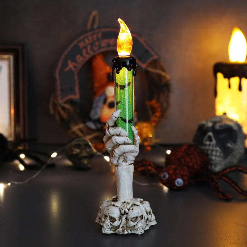 halloween funny skull plastic festival decorative props