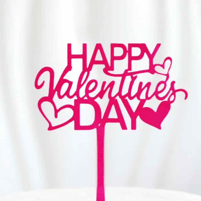 Valentine'S Day Casual Elegant Lady Letter Plastic Holiday Banquet Selfie Cake Decorating Supplies Party Supplies Cake Decorating Supplies 1 Piece