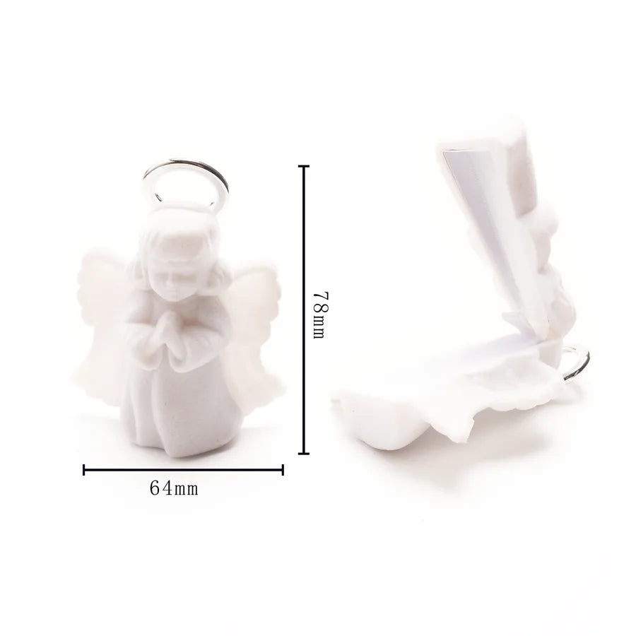 1 Piece Flannel Simple Style Classic Style Daily Angel Crown Strawberry Jewelry Boxes