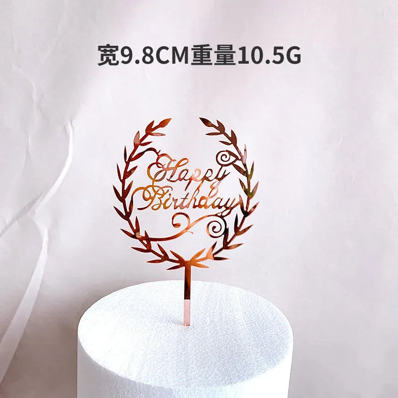 letter arylic party cake decorating supplies