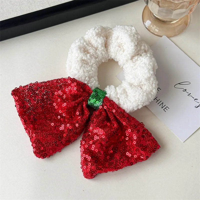 Christmas Nordic Style Modern Style Women's Solid Color Bell Hair Tie