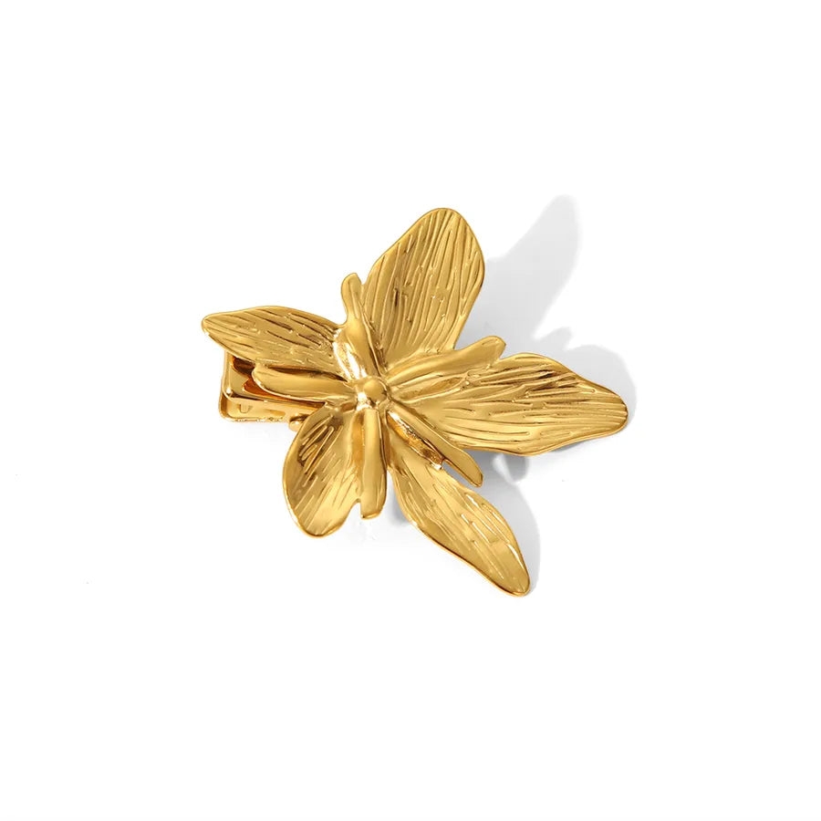 Classic Style Women's Dragonfly Butterfly Bowtie 304 Stainless Steel Hair Clip