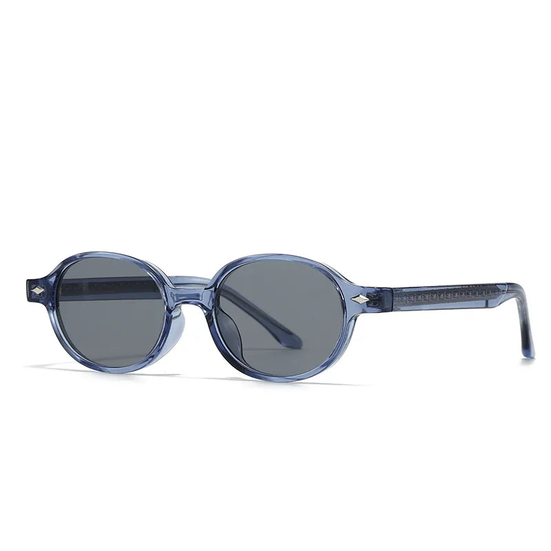 Simple Style Solid Color Pc Oval Frame Full Frame Women's Sunglasses