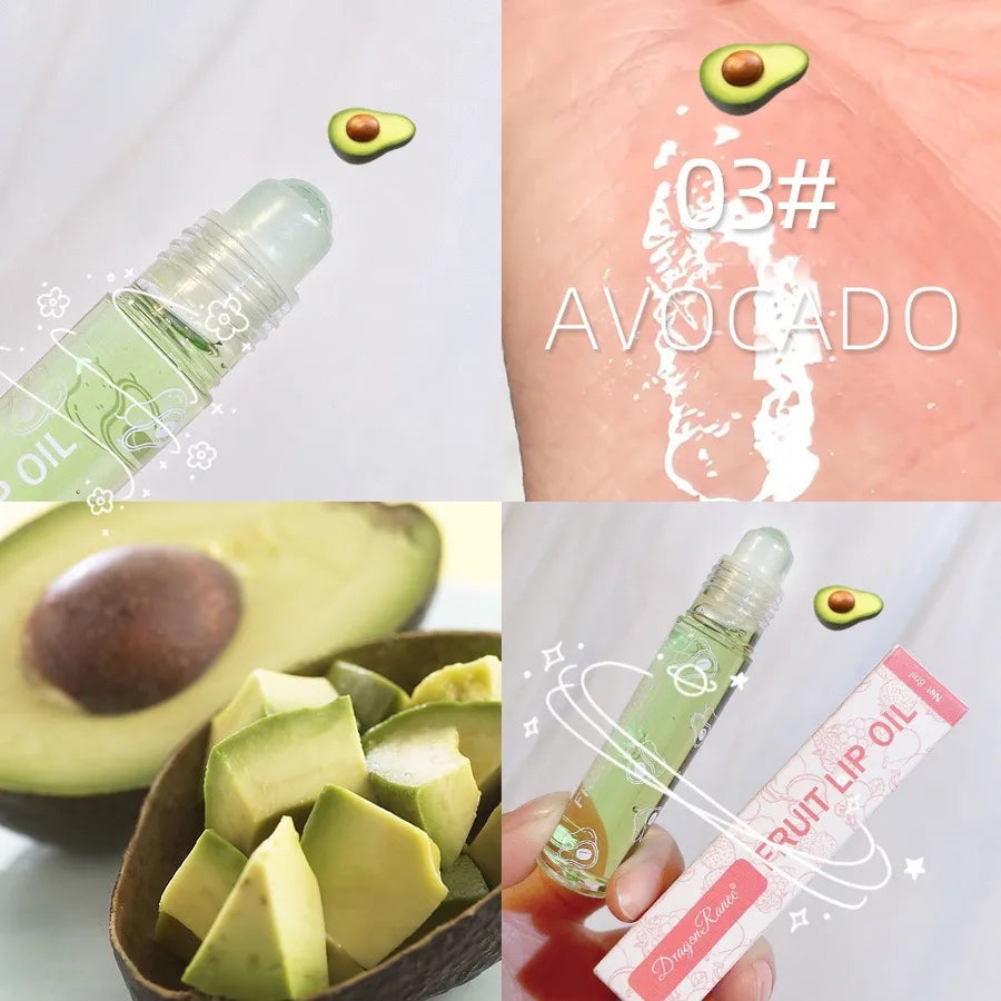 fashion letter plastic lip balm