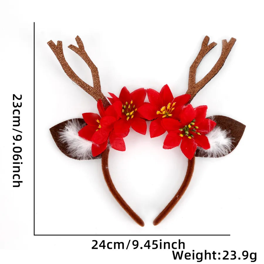 Christmas Cartoon Style Cute Christmas Hat Santa Claus Plastic Party headband