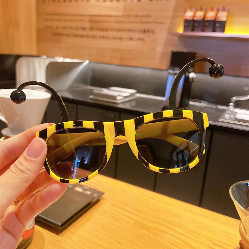 cute cartoon pc special-shaped mirror full frame kids sunglasses