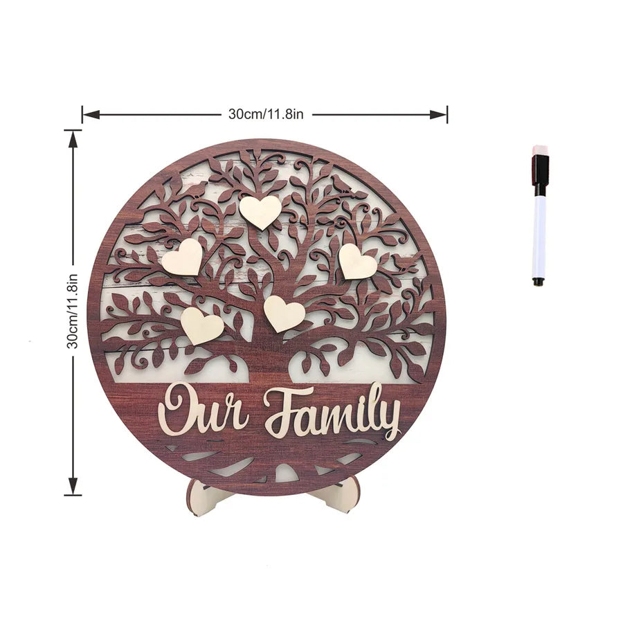 Mother'S Day Casual Elegant Classical Letter Wood Ornaments Artificial Decorations