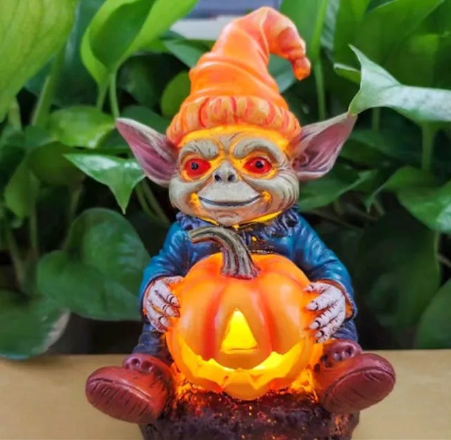 Halloween Cartoon Style Cute Funny Pumpkin Synthetic Resin Daily Festival Decorations Table Decoration Party Supplies
