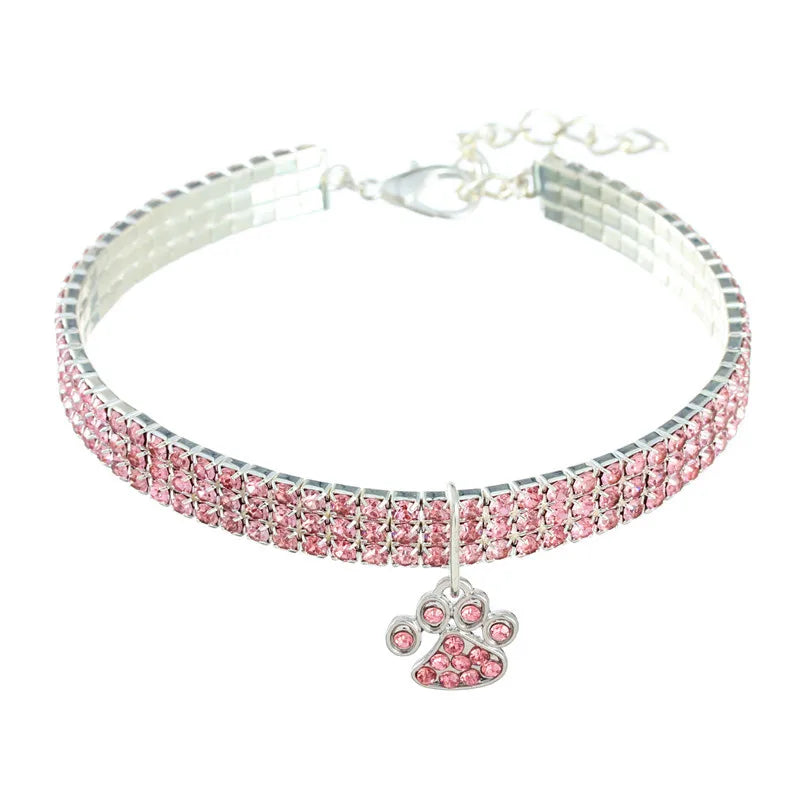 simple style classic style alloy plaid diamond pet collar