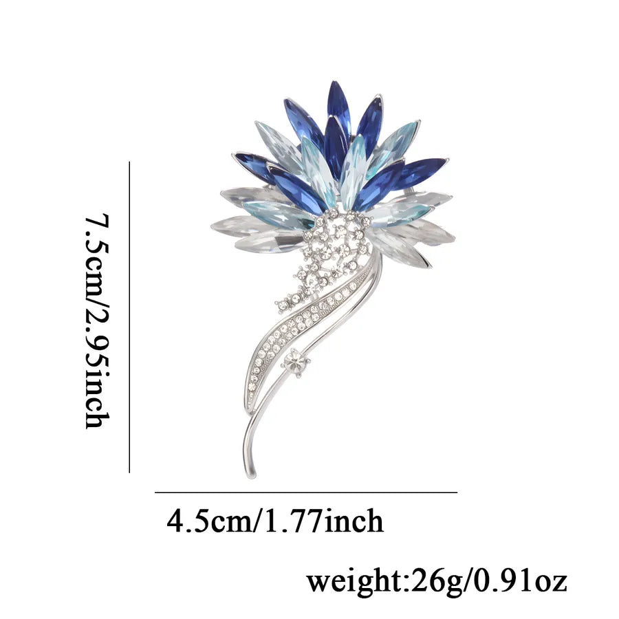 Elegant Pearl Alloy Flower Brooch Pin Women's Personality Design Lapel Pin Cute Romantic Animal Floral Pattern Office Selfie Suitable All Seasons