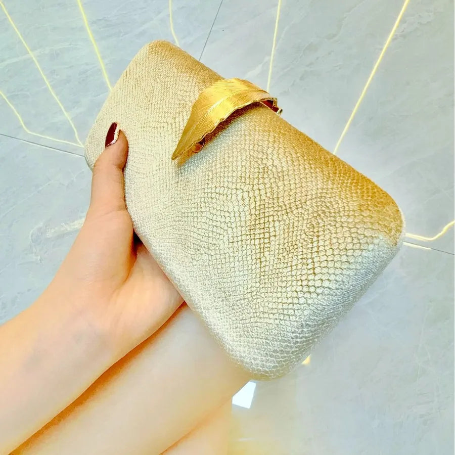 New Cross-border Foreign Trade Small Handbag Velvet Handbag Dinner Dress Wedding Banquet Bag Shoulder Crossbody Banquet Bag