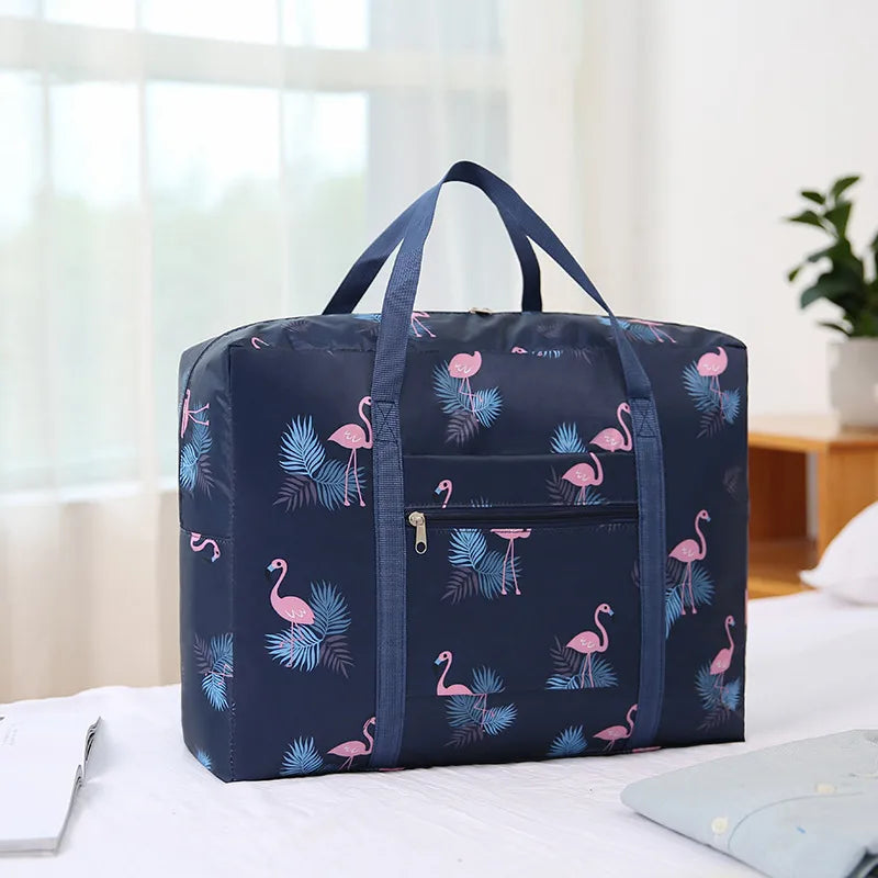 waterproof foldable printing enlarged travel bag wholesale nihaodropshipping