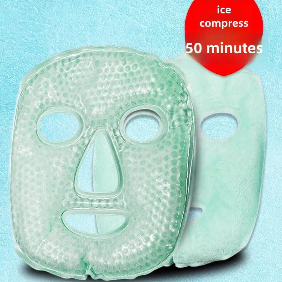 Ice Compress Mask Cold Compress Eye Mask Ice Bag Face Mask Postoperative Recovery Artifact Hot Compress Full Face Cooling Cotton Face Mask