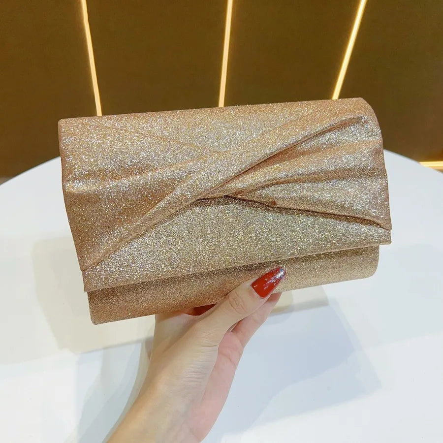 Elegant Evening Clutch Bag Women's Shoulder Crossbody Night Club Handbag Fashionable Small Square Bag For Banquet KTV
