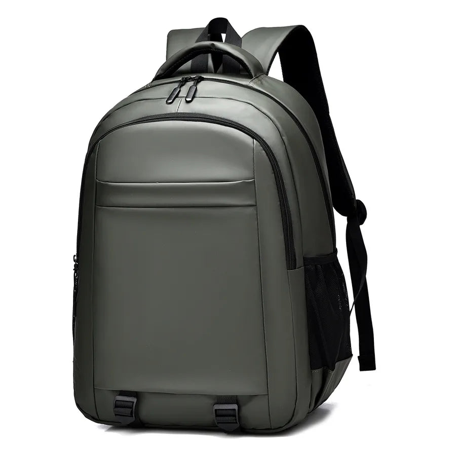 Solid Color Daily Street Shopping Laptop Backpack