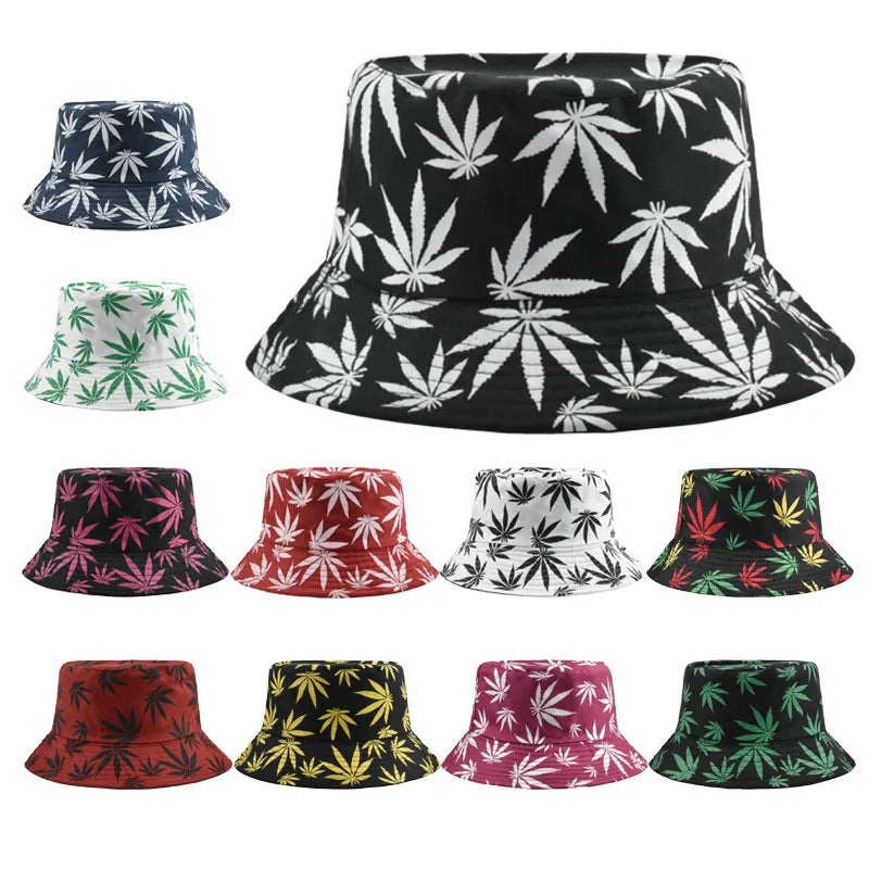 women's simple style solid color flat eaves bucket hat