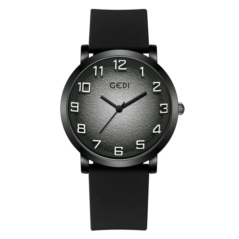 Sports Geometric Buckle Quartz Men's Watches