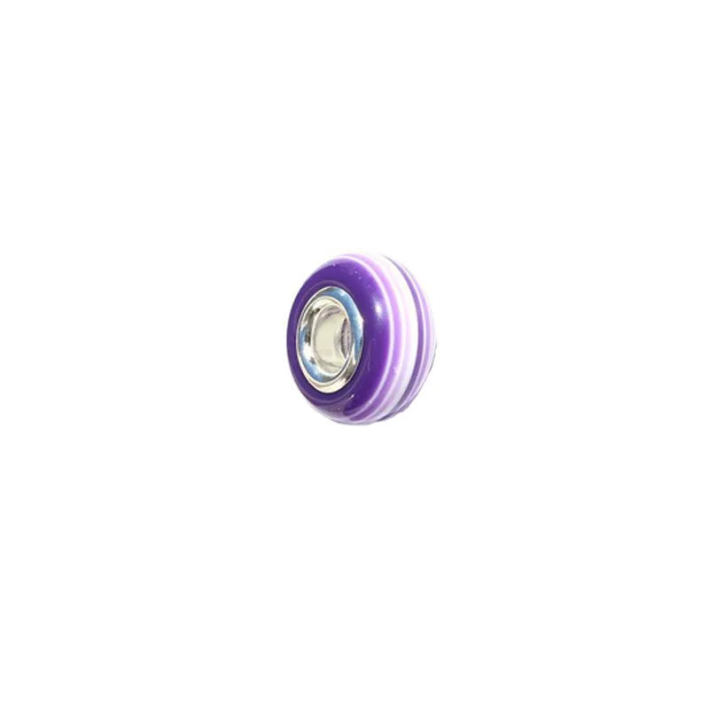 100 PCS/Package 8 * 14mm Resin Round Color Block Beads