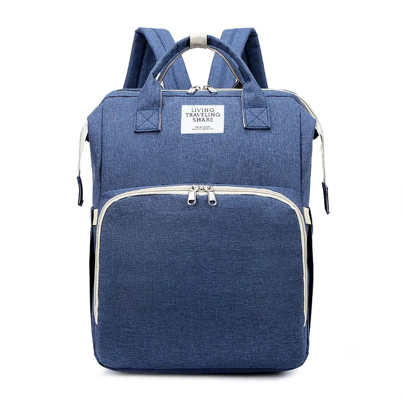 Wholesale  multi-functional mommy bag with USB large capacity baby bag folding baby bag to be produced bag mother bag