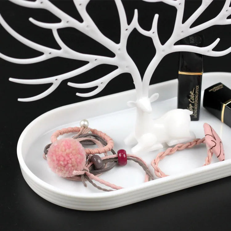 New Small Deer Antler Shaped Jewelry Storage Box Bracelet Earring Necklace Display Stand Organizer For Jewelry Accessories