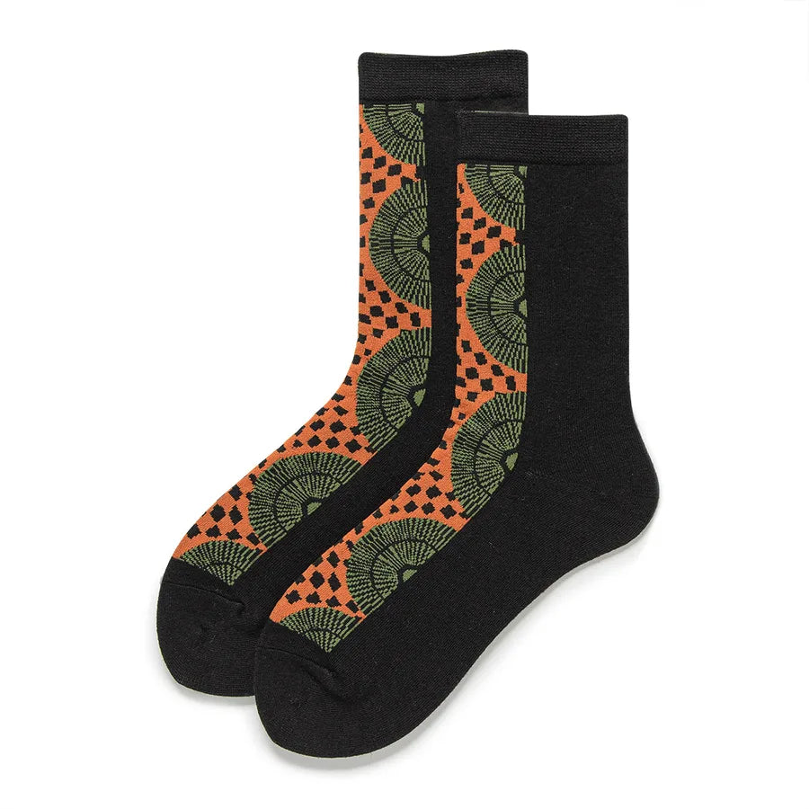 Women's Japanese Style Cartoon Cotton Crew Socks A Pair