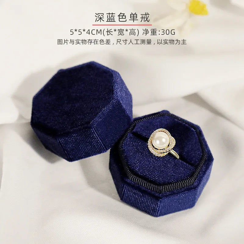 elegant solid color flannel wholesale jewelry boxes