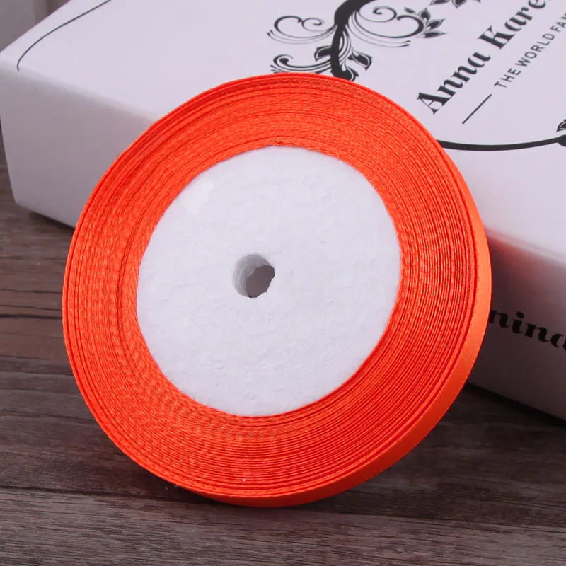 6mm Wide Ribbon Red Ribbon Fabric Ribbon 6mm Packaging Woven Hair Ribbon Thin Ribbon Headwear Hair Accessories Gold Line Ribbon