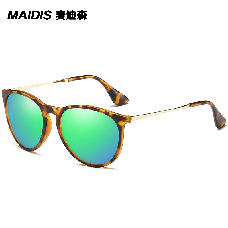retro simple style solid color tac butterfly frame full frame men's sunglasses