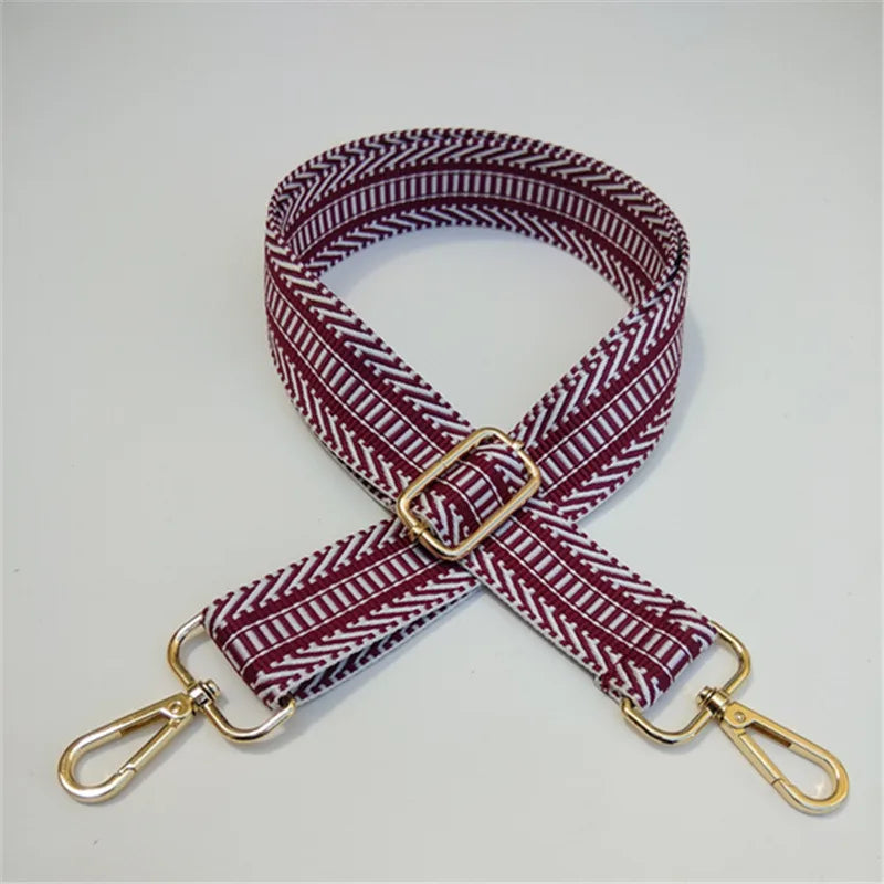 all seasons polyester stripe sling strap bag accessories