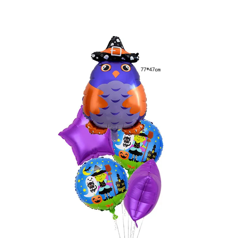 halloween geometric aluminum film party balloon